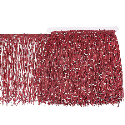 5M Sparkle Polyester Tassel Lace Trim OCOR-OC0001-38B-1