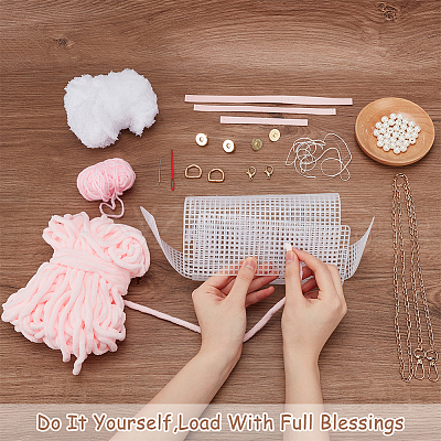 DIY Shoulder Bag Making Kits DIY-WH0504-319B-1