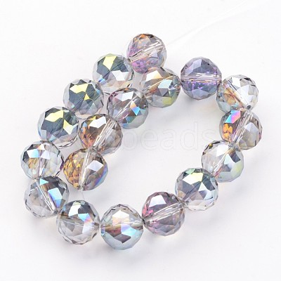Electroplate Glass Bead Strands EGLA-J140-HP01-14mm-1
