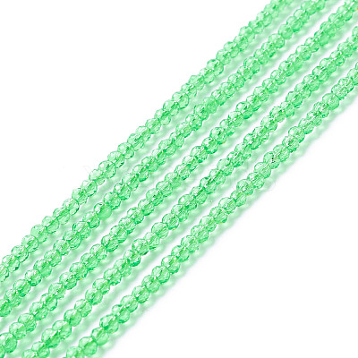 Transparent Glass Beads Strands GLAA-C019-01A-27-1