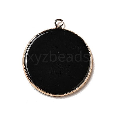 Natural Obsidian Pendants G-A213-01G-01-1
