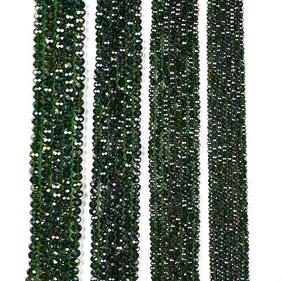 Electroplate Glass Beads Strands LS-EGLA-A044-T8mm-B24-1