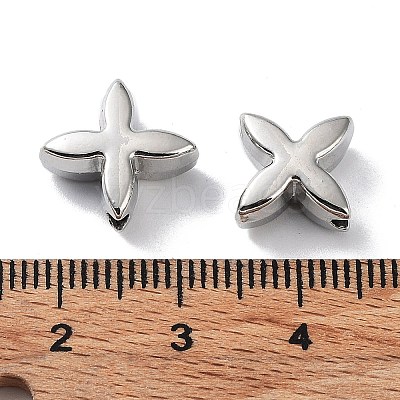 Rack Plating Alloy Beads PALLOY-Q458-24P-1