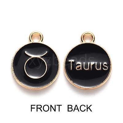 Alloy Enamel Pendants ENAM-SZ0001-27C-C-1