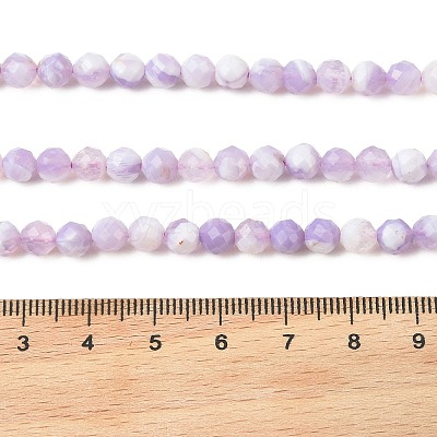 Natural Lavender Amethyst Beads Strands G-K376-A05-5mm-1