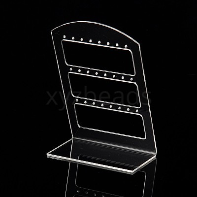 Organic Glass Earring Display Racks LS-EDIS-N001-02B-1