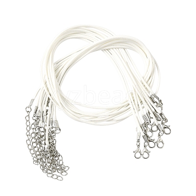 Waxed Cotton Cord Necklace Making MAK-YW0001-25B-1
