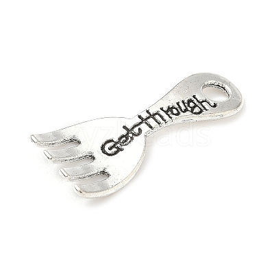 Tibetan Style Alloy Pendants FIND-B050-25AS-01-1