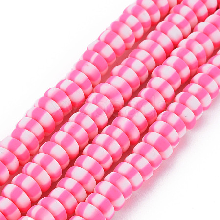 Handmade Polymer Clay Beads Strands CLAY-N008-042C-1