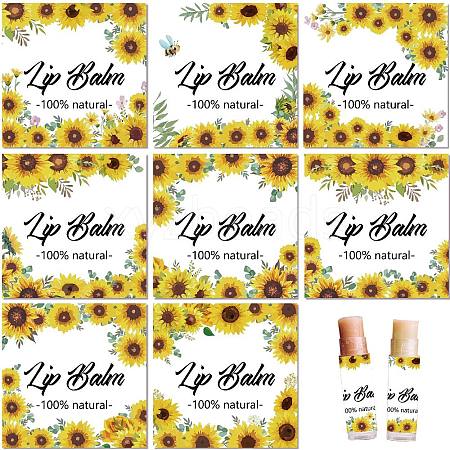 10 Sheets Paper Lip Balm Adhesive Label Stickers STIC-WH0026-014-1