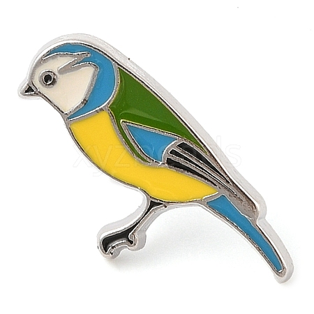 Bird Alloy Enamel Brooches JEWB-I035-08P-04-1