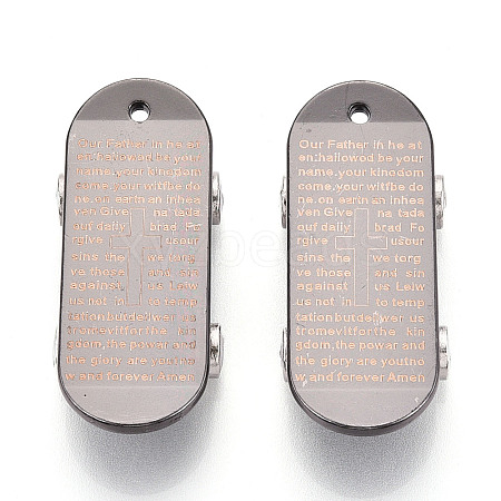 Alloy Pendants PALLOY-M206-14B-1