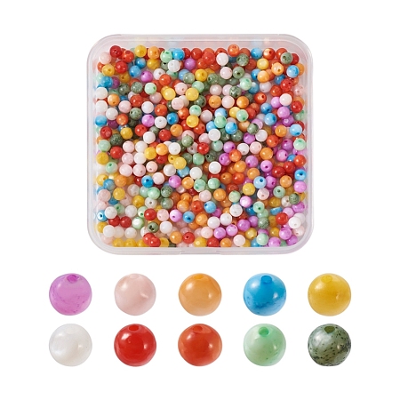 Craftdady 500Pcs 10 Colors Natural Freshwater Shell Beads SHEL-CD0001-02-1