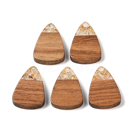 Resin & Wood Pendants WOOD-S061-02H-1