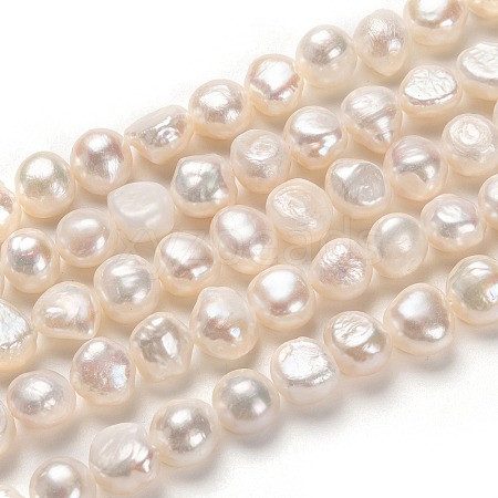 Natural Cultured Freshwater Pearl Beads Strands PEAR-L033-48-1