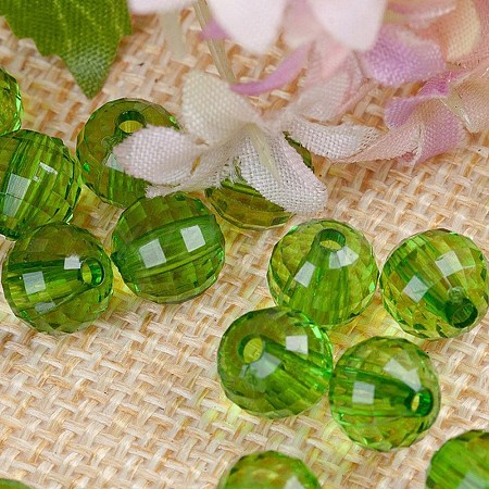 Transparent Acrylic Beads TACR-NH0001-E-01-1