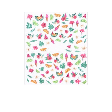 Summer Nail Decals Stickers MRMJ-R112-DP1210-1