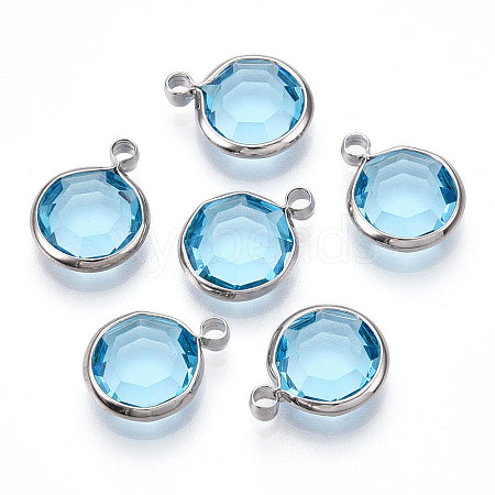 K9 Glass Charms GLAA-T023-37B-04-1