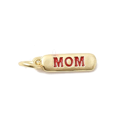 Brass Enamel Charms KK-P338-01G-C02-1