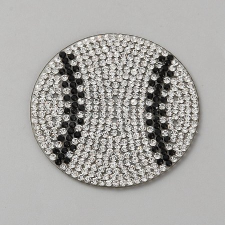 Glass Hotfix Rhinestone DIY-WH0622-429C-1