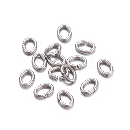 Tarnish Resistant 304 Stainless Steel Jump Rings STAS-F221-40P-M-1