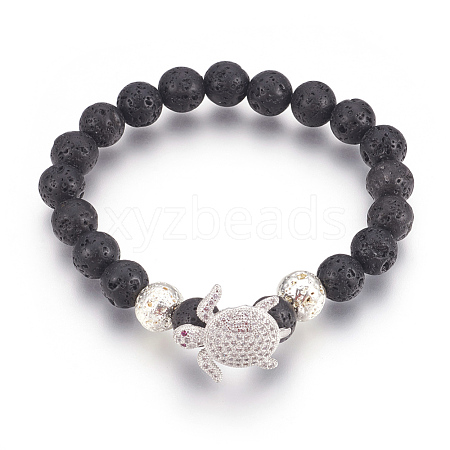 Stretch Bracelets BJEW-G601-15P-1