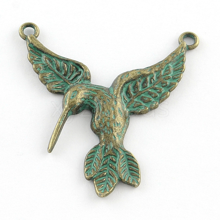 Eagle/Hawk Charm Zinc Alloy Pendants PALLOY-R065-115-FF-1