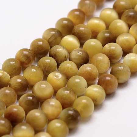 Natural Tiger Eye Bead Strands LS-G-D840-54-8mm-03-1