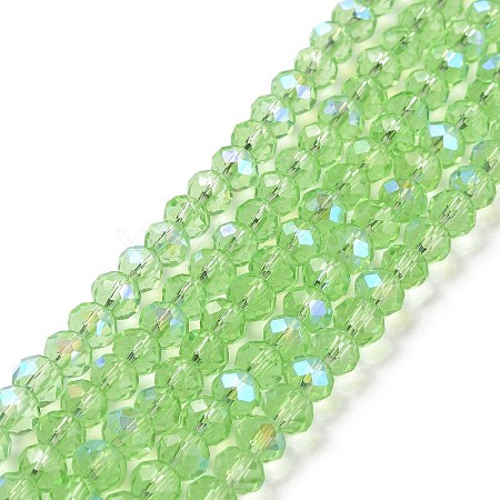 Electroplate Glass Beads Strands EGLA-A044-T2mm-L09-1