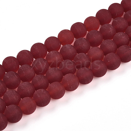 Transparent Glass Beads Strands LS-GLAA-T032-T8mm-MD20-1