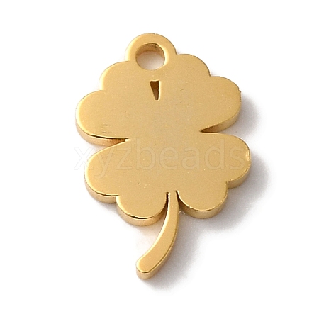 PVD Vacuum Plating 304 Stainless Steel Charms X-STAS-L081-022G-1