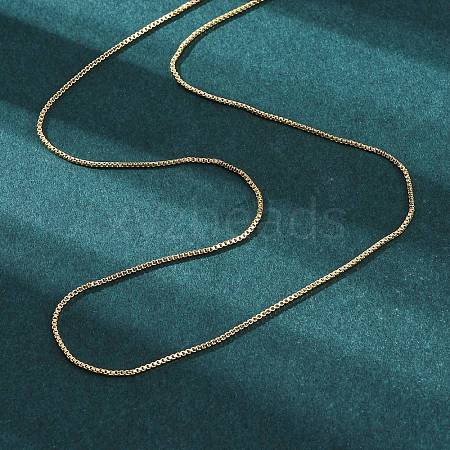 Brass Venetian Chain NJEW-E151-04G-1