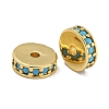 Rack Plating Brass Micro Pave Cubic Zirconia Beads KK-U030-28G-09-1