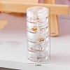 5 Compartments Plastic Screw Together Stacking Jars PW-WG16528-01-1