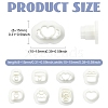8 Pcs 8 Styles Polymer Clay Earring Cutters Kit ST-CJ0043-094-2