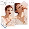 2Pcs 2 Colors Brass Pave Cubic Zirconia Charms ZIRC-YW0001-34-5