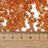 Spray Painted Glass Seed Beads SEED-F005-05A-02-4