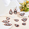 DIY Zebra Print Pattern Earring Making Kit DIY-OC0009-84-6