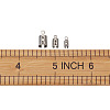 304 Stainless Steel Folding Crimp Ends STAS-TA0004-34-20