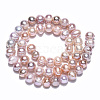 Natural Cultured Freshwater Pearl Beads Strands PEAR-N013-06L-4