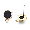 Alloy Stud Earring Findings PALLOY-T056-129A-01-1