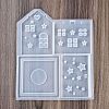 Patchwork House Christmas DIY Pendant Decoration Silicone Molds DIY-M057-01A-1