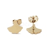 PVD Vacuum Plating 304 Stainless Steel Stud Earrings for Women EJEW-A048-46E-G-2