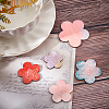 4 Bags 4 Style Natural Wooden Cabochon WOOD-CA0001-22-4