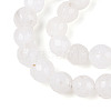 Dyed Natural White Jade Beads Strands X-G-T139-6mm-60-26-3