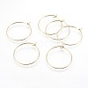 316 Surgical Stainless Steel Hoop Earring Findings STAS-P221-01C-G-1