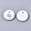 Natural Freshwater Shell Pendants X-SHEL-Q018-01A-O-P-2