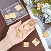 Unicraftale DIY Blank Square Pendant Making Kit DIY-UN0005-44-4