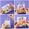 100Pcs 10 Colors Halloween Theme Plastic Bakeware Bag OPP-YW0001-05-4