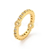 Brass Micro Pave Cubic Zirconia Bead Frame KK-P277-40G-1